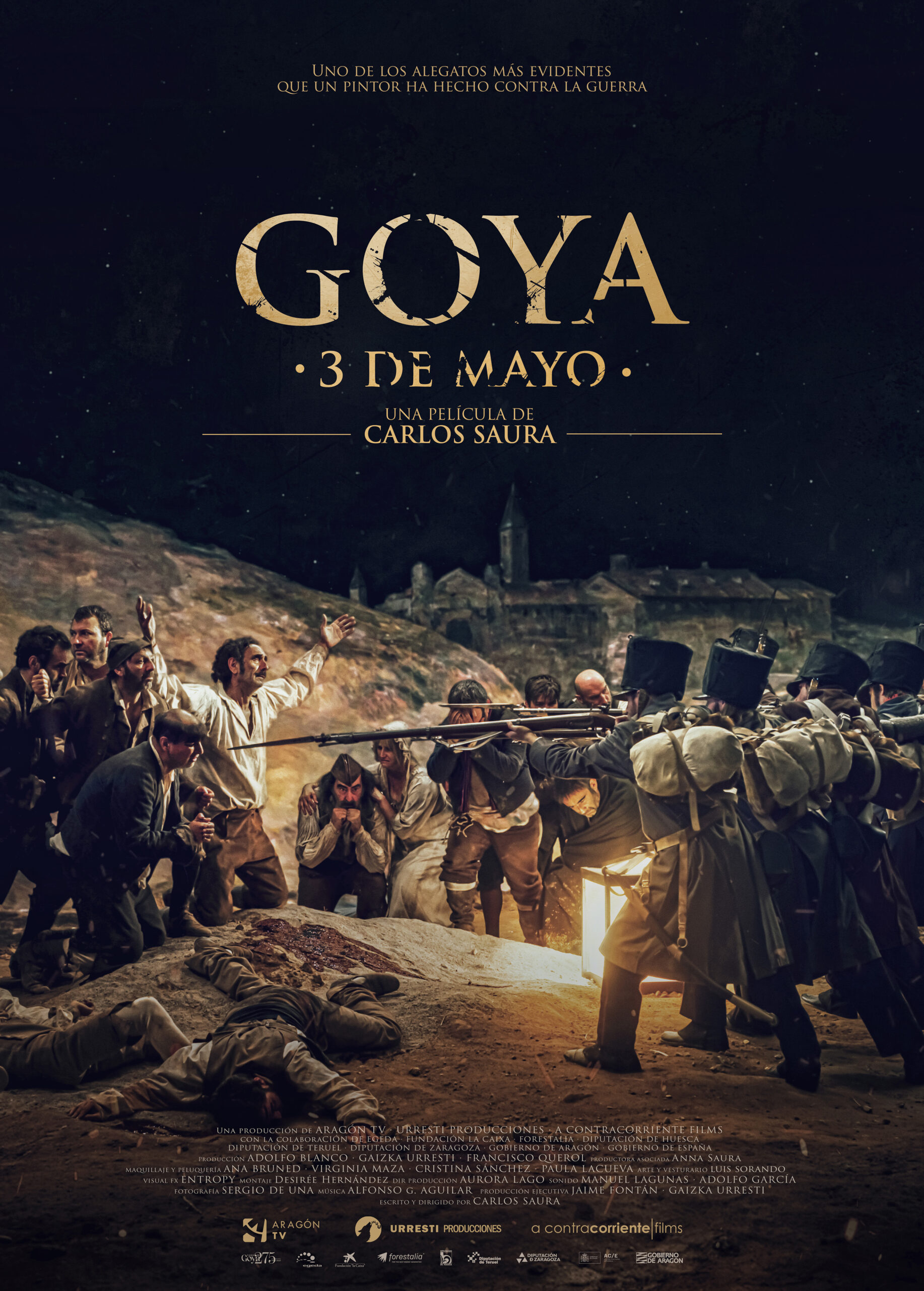 Poster Goya 3 de mayo-Carlos Saura